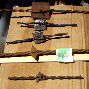 Antique Barbed Wire Etc........... - Tools and Hardware