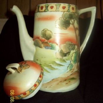 Hand,Painted,TeaPot - Kitchen