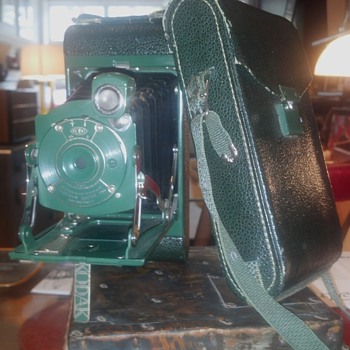 1929 No. 1 Folding Kodak Junior  - Art Deco