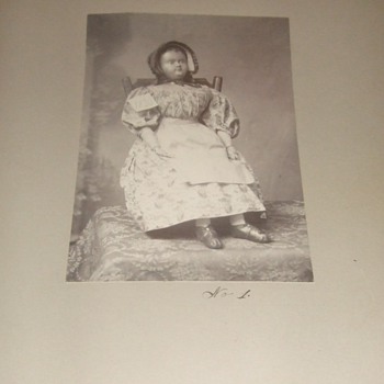 Photograph of early doll display