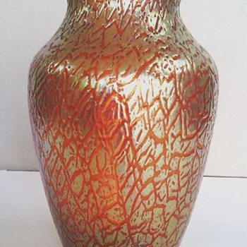 Loetz Rosa Mimosa Vase - Art Glass