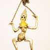 Vintage Polcini Articulated Thai Dancer Necklace