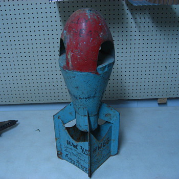 "willy warhead" training bomb shell?  time capsule?