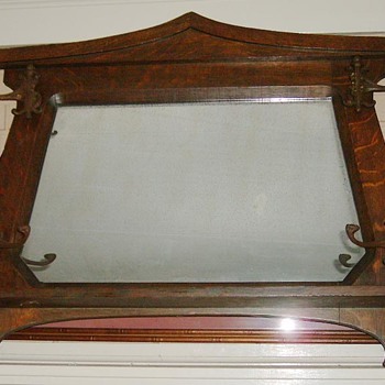 Art Noveau hall mirror - Arts and Crafts