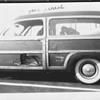 Beautiful old car and the accident . I love this old car .