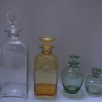 Whitefriars Bottles - Art Glass