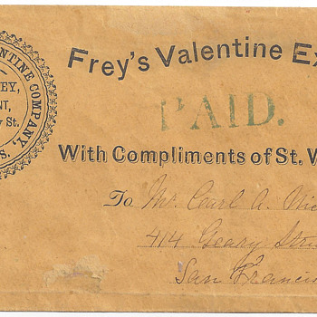 Frey's Valentine Express Post - Stamps