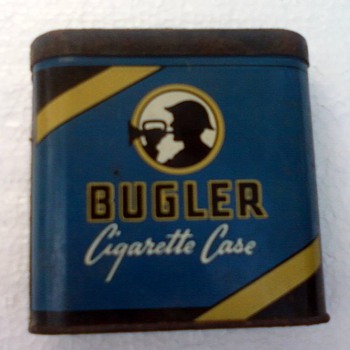 Bugler Tin Cigarette Case - Tobacciana