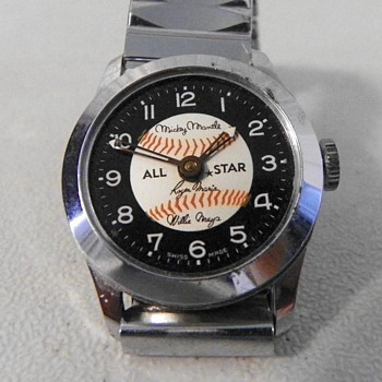 Baseball "All Stars" Wrist Watch Circa 1966 - Baseball
