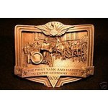 Harley Davidson First Yank and Harley in Germany-1918 Belt Buckle