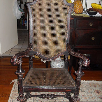 William and Mary Oak armchair (circa late 17th to early 18th century)
