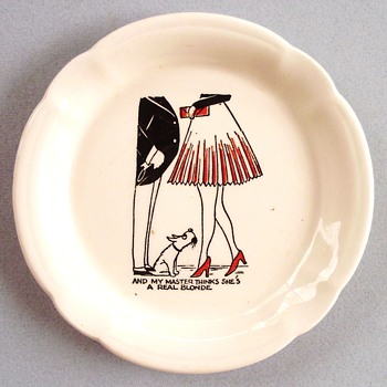 Vintage Comic Ashtray - Tobacciana
