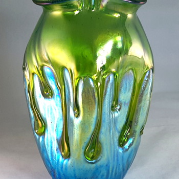 Loetz Creta mit Behängen 1900 PN II-519 - Art Glass