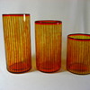 3 Glasses stripes & spots