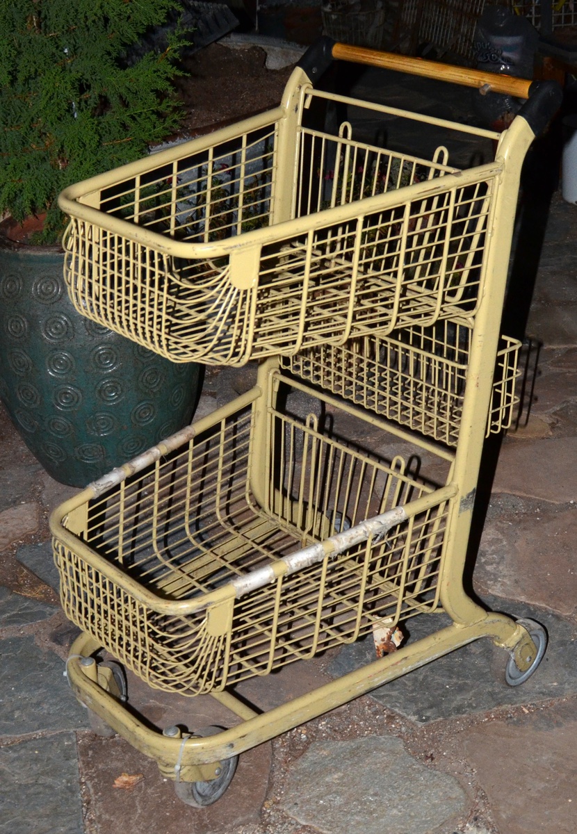Oldfashioned Shopping Cart Grocery Store Collectors Weekly