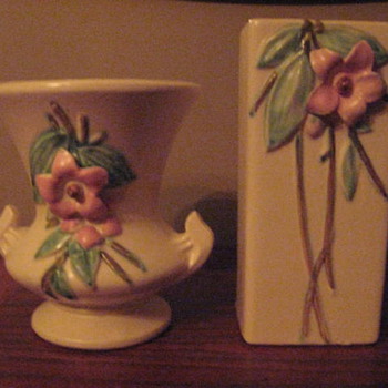Flowered vases - Art Pottery