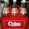 coke bottles