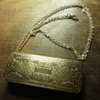 Vintage Du Barry Richard Hudnut gold tone oblong necklace compact