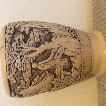 Japanese/Chinese cup bone/ivory