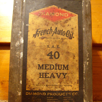 Diamond French Auto Oil Can