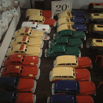 Dime store vintage cars...