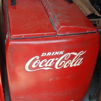 Vintage Coca Cola Cooler Large with Motor