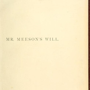 Mr Meeson's Will - Books