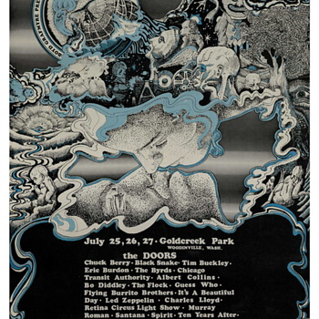 Seattle Pops Festival July 25-27 1969 Seattle Area - Gold Creek - Music