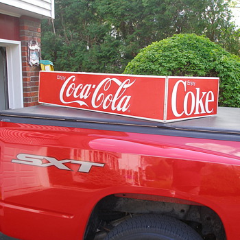 Three Sided Coca-Cola Sgn - Coca-Cola
