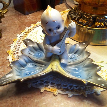 Kewpie Butterfly Dish - Figurines
