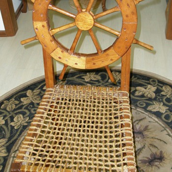 Ships Wheel Rope Chair - Furniture