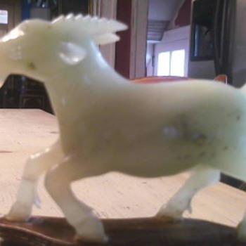 Antique Chinese Jade Goat