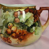 VINTAGE LIMOGES WG & CO. HAND PAINTED CIDER PITCHER 