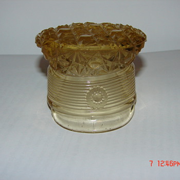 Vintage Unknown Glass Hat - Art Glass
