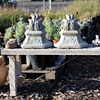 Cast stone sconces - 2 large and heavy
