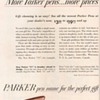 1952 - Parker Pens Advertisement