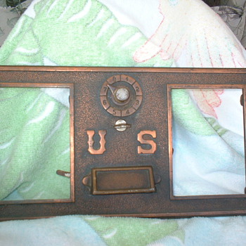 Post Office Mail Box Door