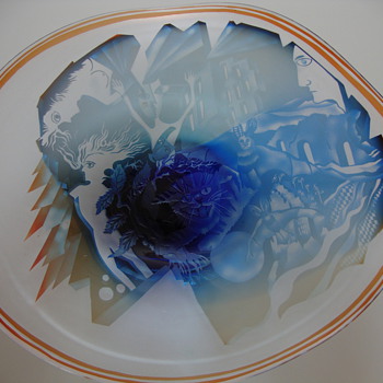 glass dish by jean paul raymond