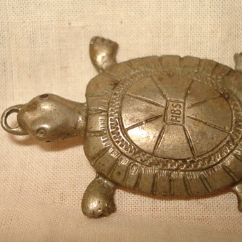 TURTLE PENDANT BY HBS "NEED YOUR HELP WITH INITIALS"  