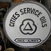 cities  service oil sign