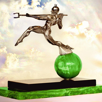 SATAN (FAUST) By VARNIER Automobile Mascotte, STATUE, 1925 - Art Deco