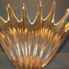 Vintage Gilded glass bowl 
