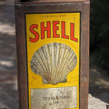 Shell One Gallon Transmission Oil Can