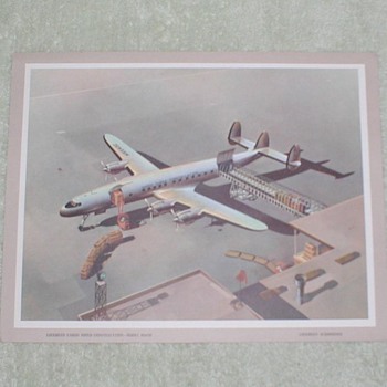 Lockheed Super Constellation Airplane Print