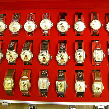 Mickey Mouse Watches 1933 - 1946 - Wristwatches