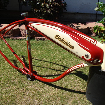 Kevin's 1948 Schwinn B-107 autocycle! - Sporting Goods