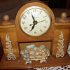 nice united fireplace clock