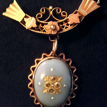 Victorian book chain necklace - Fine Jewelry