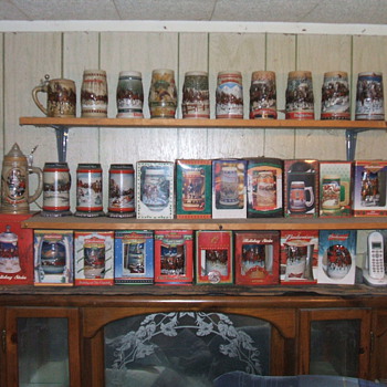 30 years of the Budweiser Holiday collector Steins
