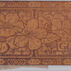 wooden cover of box "gloves"